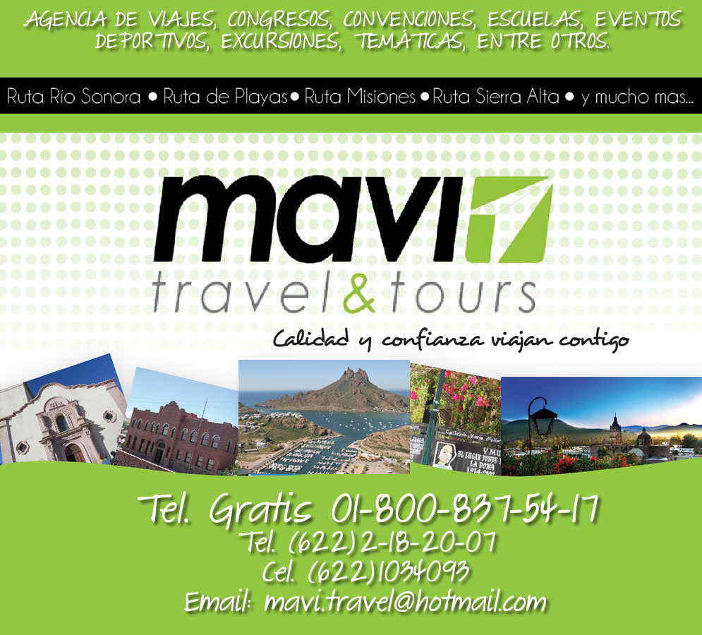 MAVI TRAVEL&TOURS-AGENCIA DE VIAJES, CONGRESOS, CONVENCIONES, ESCUELAS, EVENTOS DEPORTIVOS, EXCURSIONES, TEMATICA    