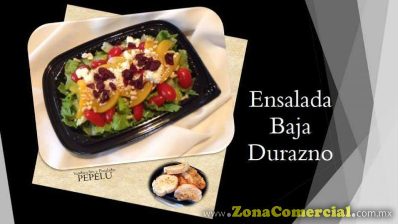 Sandwiches y Ensaladas Pepelu - Ensalada Baja Durazno