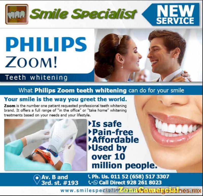 NEW SERVICE FOR YOU!! PHILIPS ZOOM TEETH WHITENING