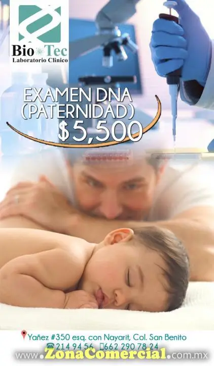 Prueba de Paternidad en Laboratorio Clínico Bio-Tec