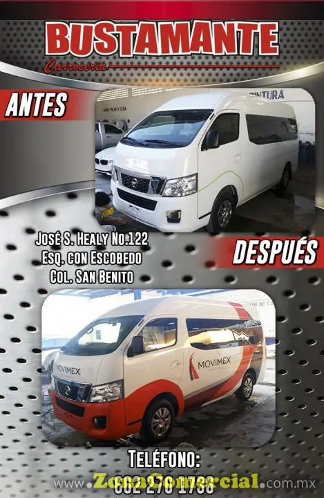 Servicio de Pintado Automotriz en Carrocería Bustamante.