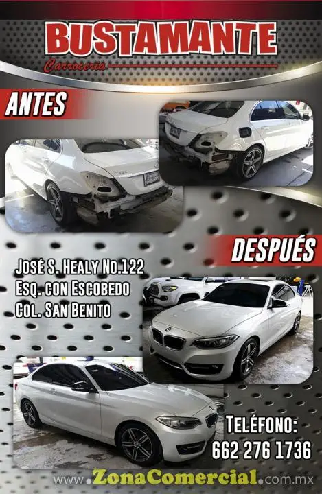 Servicio de Pintado y Carrocería Automotriz en Carrocería Bustamante.