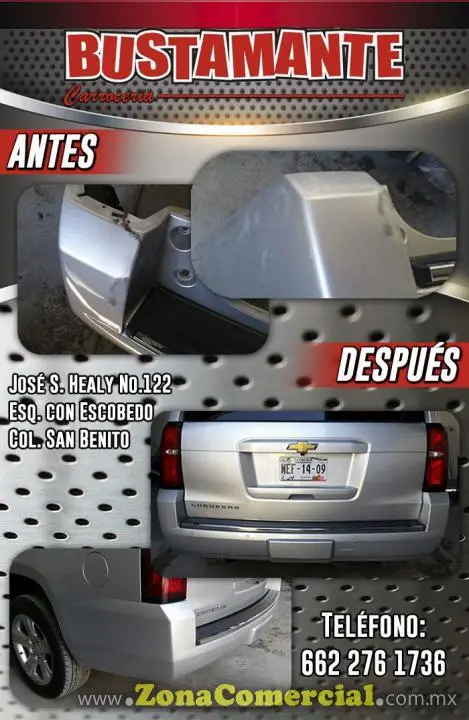 Servicio de Pintado y Carrocería Automotriz en Carrocería Bustamante ¡COMO NUEVO!