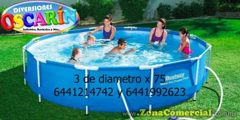 alberca 3 metros redonda
