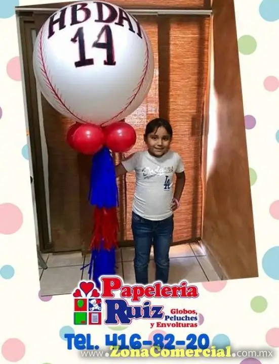 Papeleria Ruiz, Globos y Decoraciones 