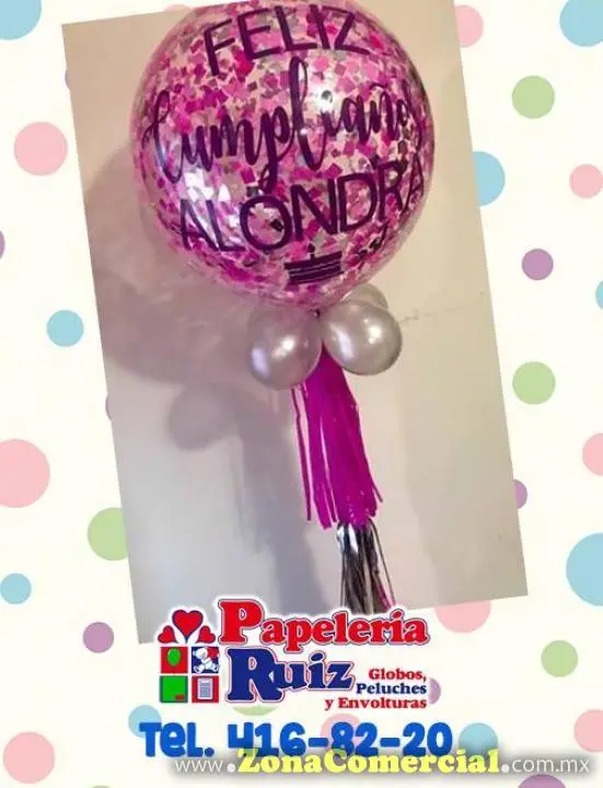 Papeleria Ruiz, Globos y Decoraciones 