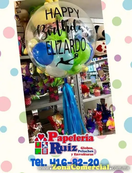 Papeleria Ruiz, Globos y Decoraciones 