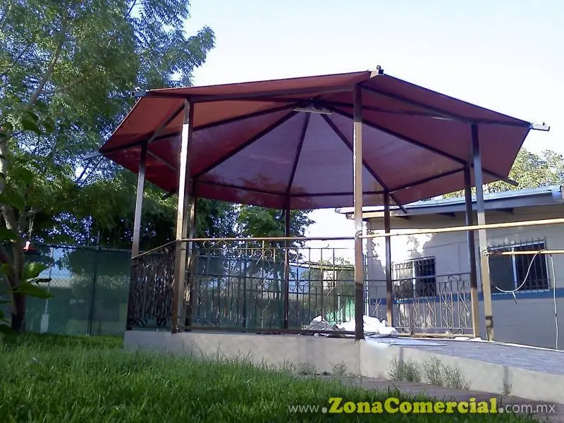 MALLA SOMBRA , TIPO KIOSKO