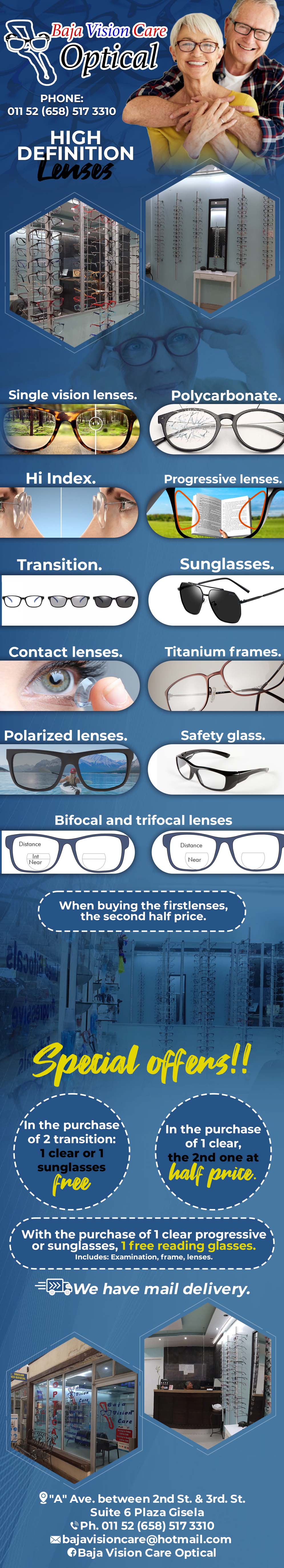 Baja  Vision Care Optical in Algodones  in Algodones  optica     optica lentes anteojos  optical visual baja   