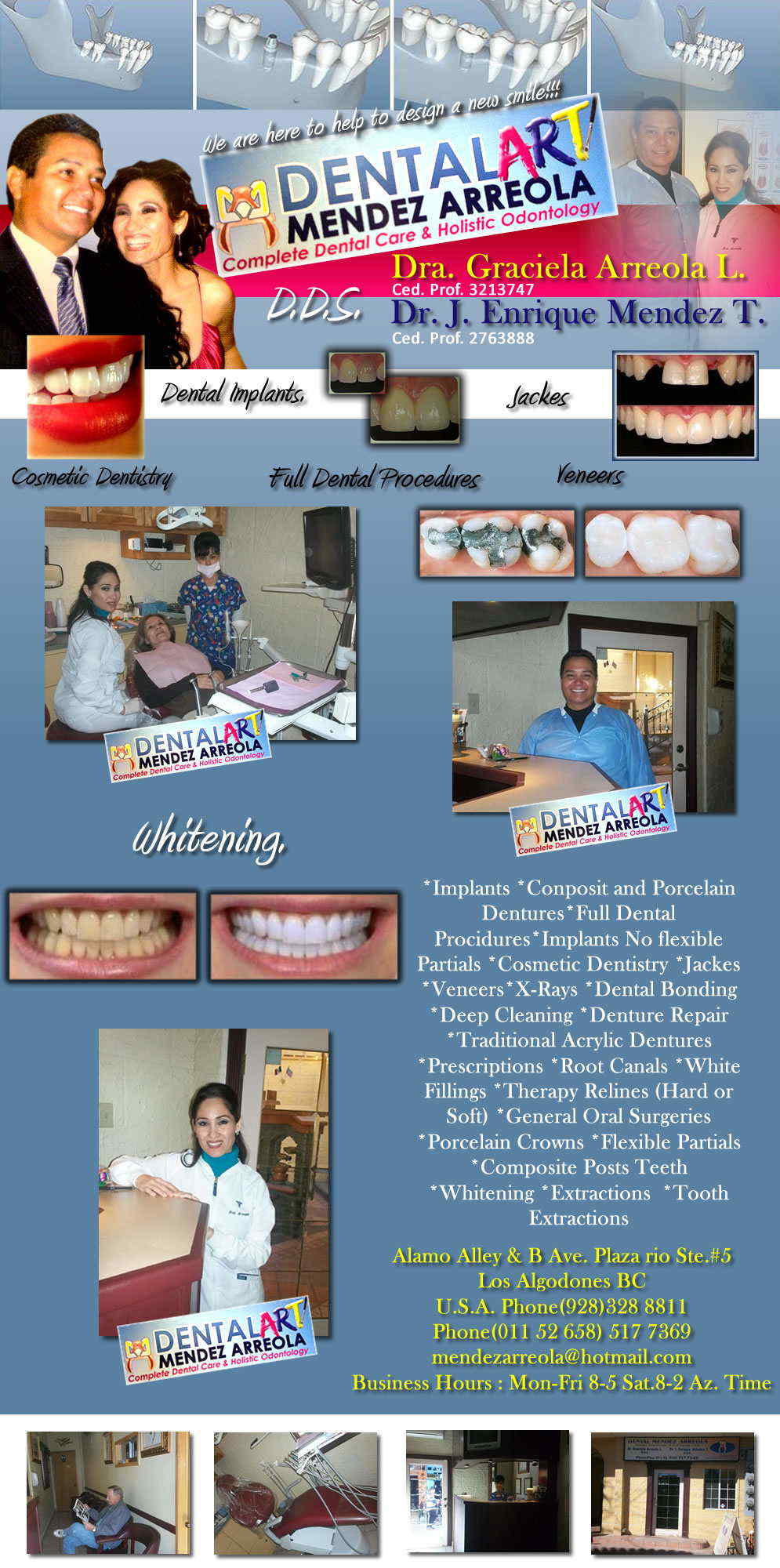DENTAL ART MENDEZ ARREOLA in Algodones  in Algodones  Complete Dental Care & Holistec Odontology dental art mendez arreola complete dental care & holistic odontology