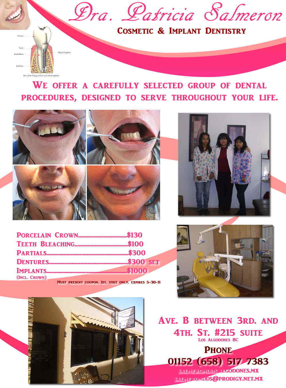 Dra. Patricia Salmeron in Algodones Los Algodones mexico, Los Algodones