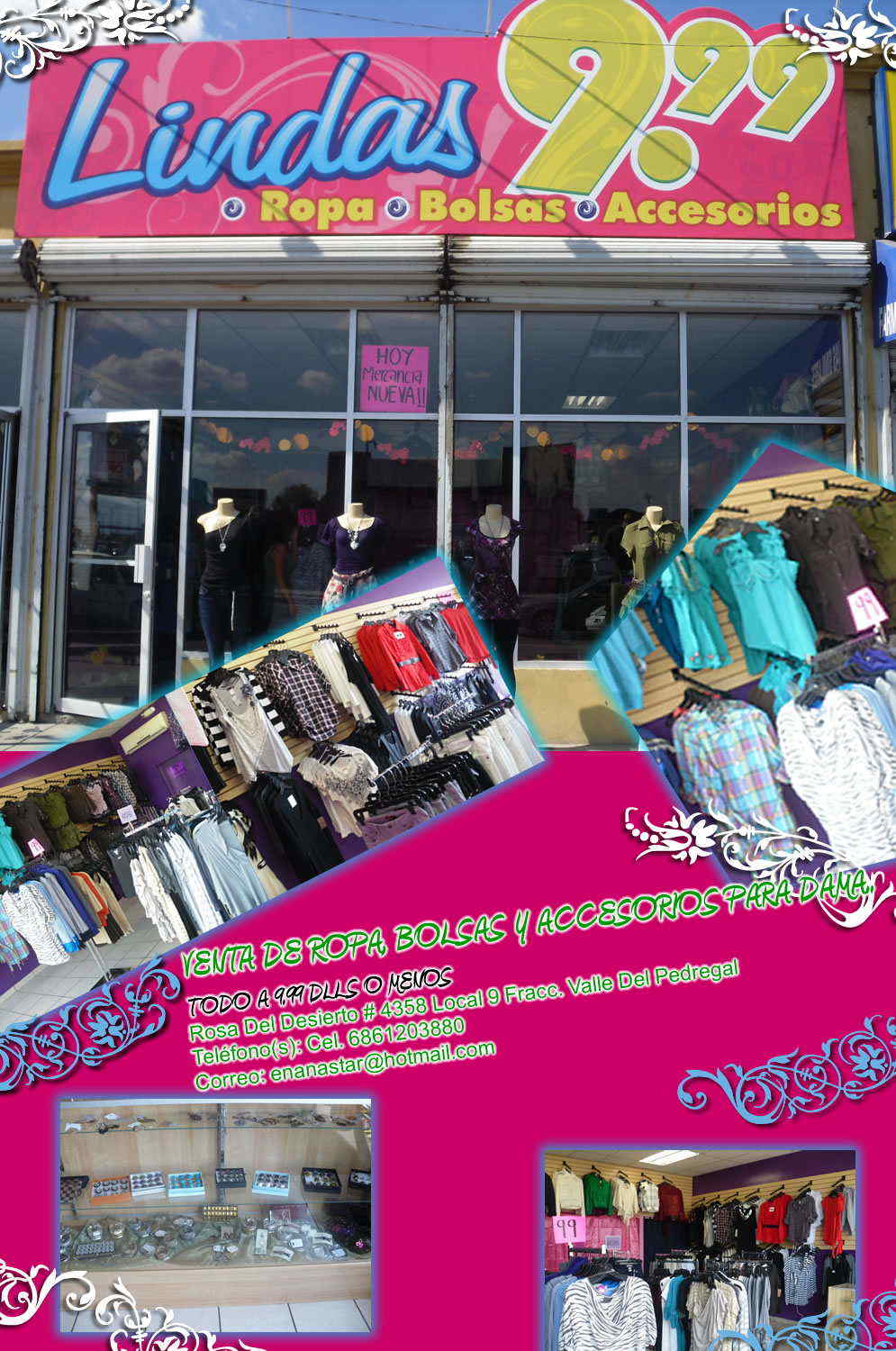 Lindas 9.99-ROPA BOLSAS ACCESORIOS