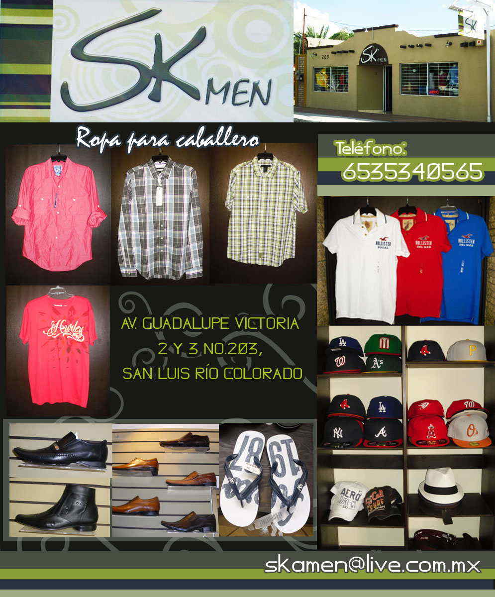 SK Men-tienda de ropa para caballero.