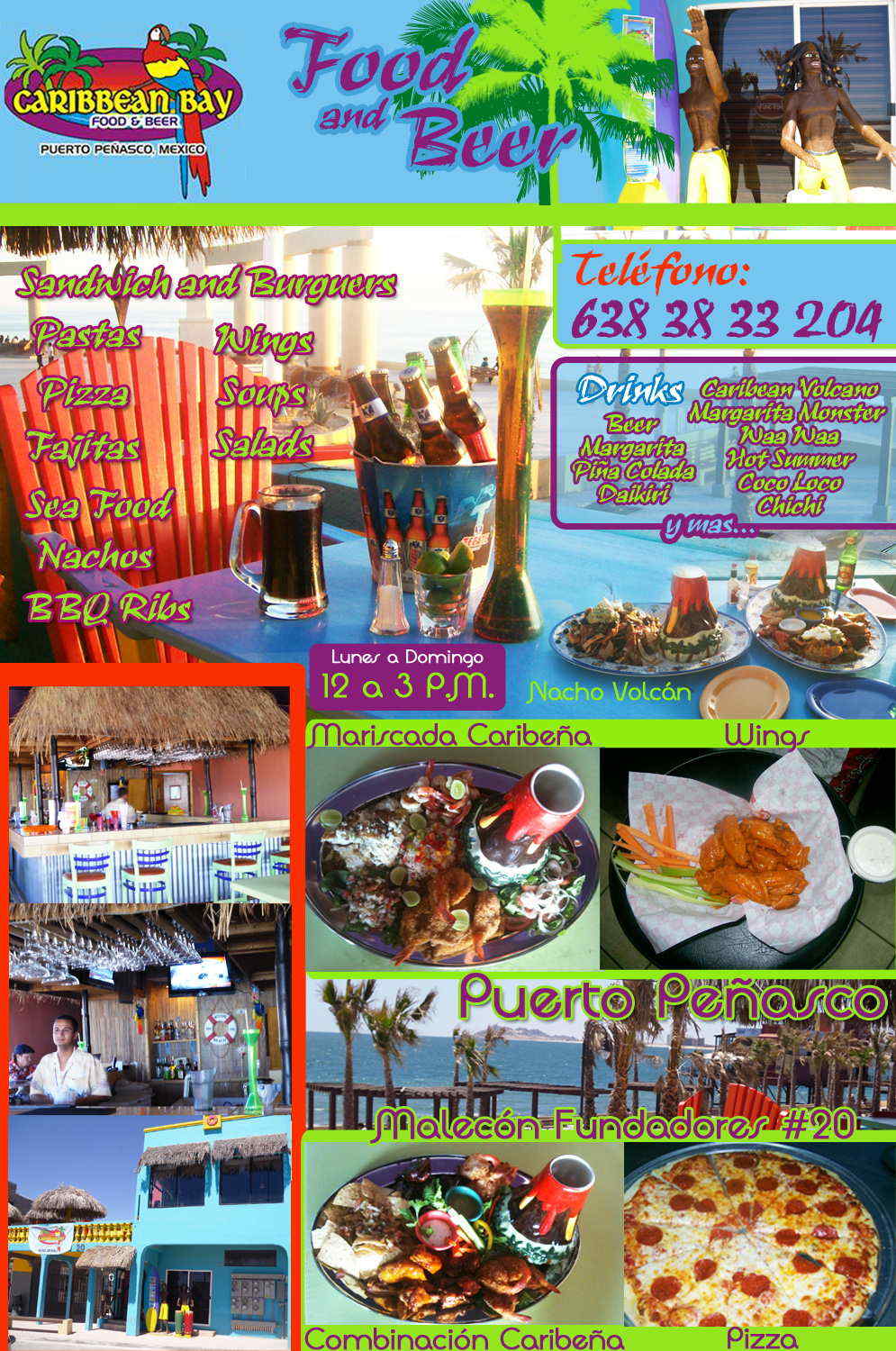 Caribbean bay-FOOD AND BEER.