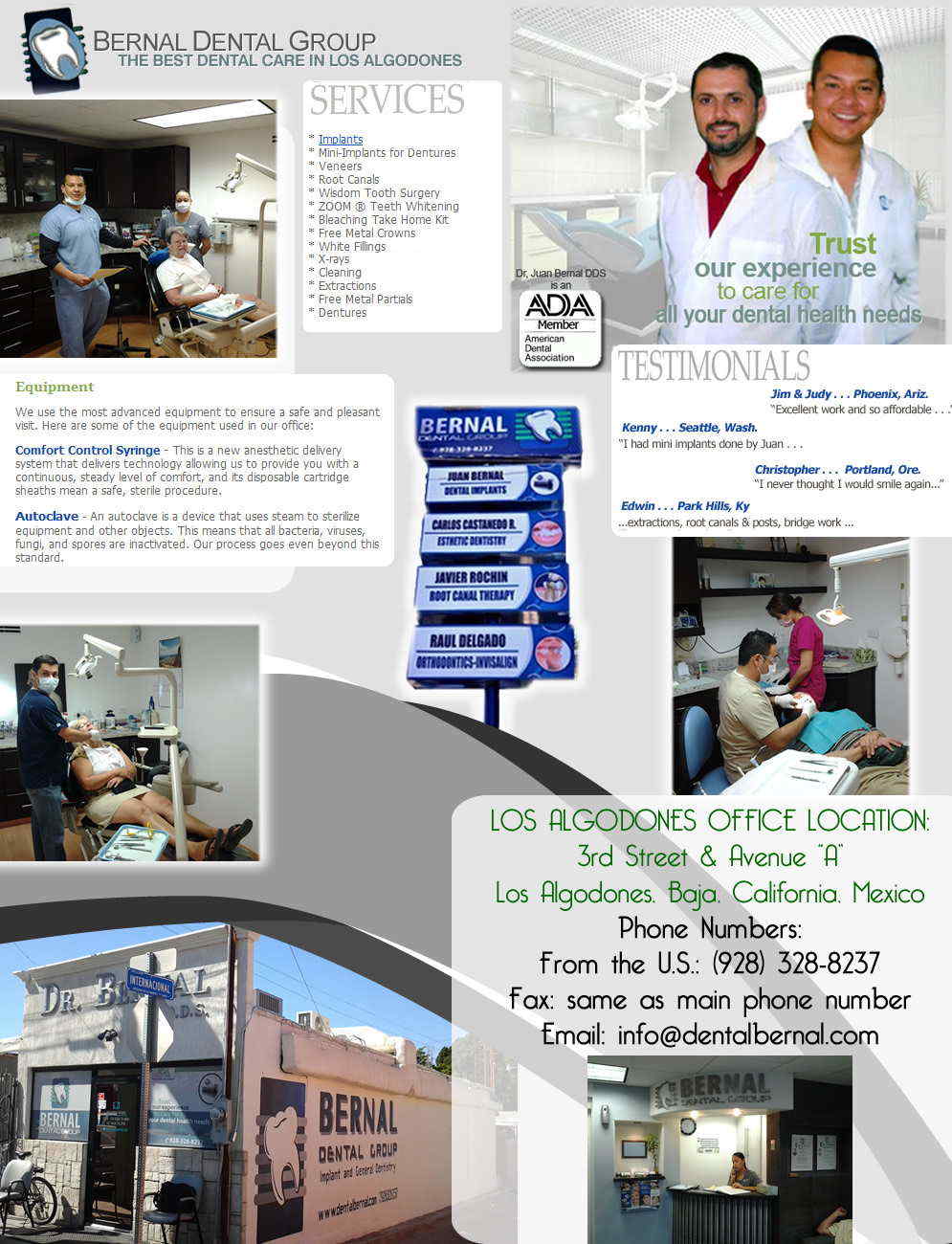 Bernal Dental Group in Algodones Los Algodones mexico, Los Algodones
