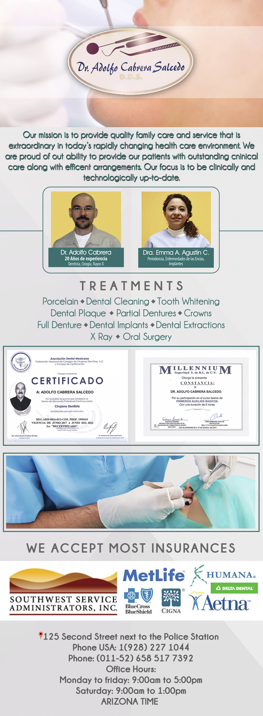 Dental Cabrera in Algodones Los Algodones
