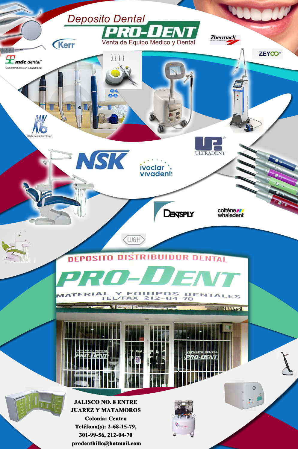 DEPOSITO DENTAL PRO-DENT-EMPRESA PROVEEDORA DENTAL, DEDICADA A TODO ARTICULO PARA EL DENTISTA.    