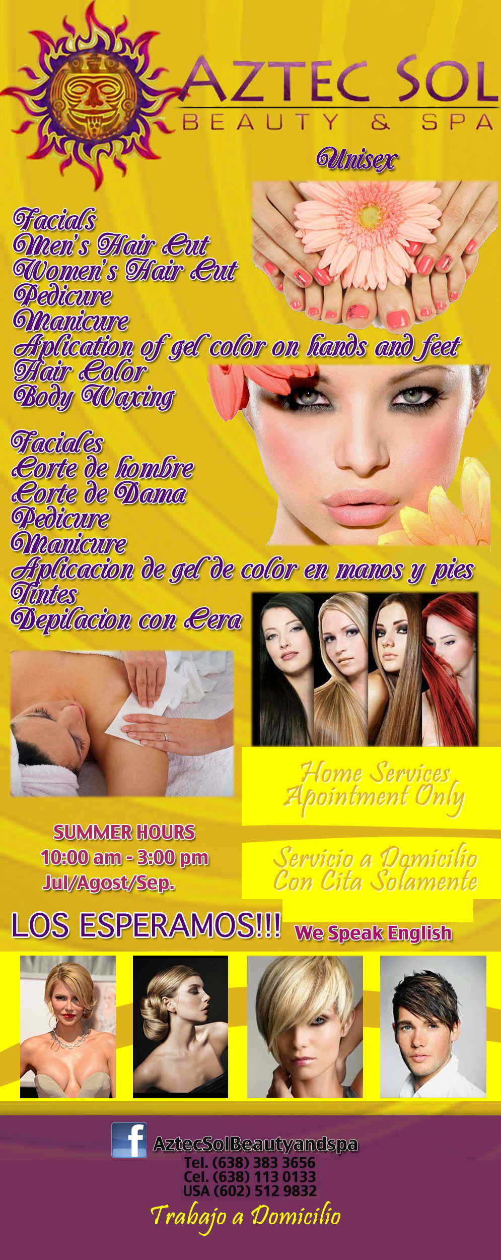 Aztec Sol Beauty & Spa-Salon de Belleza y Day Spa        