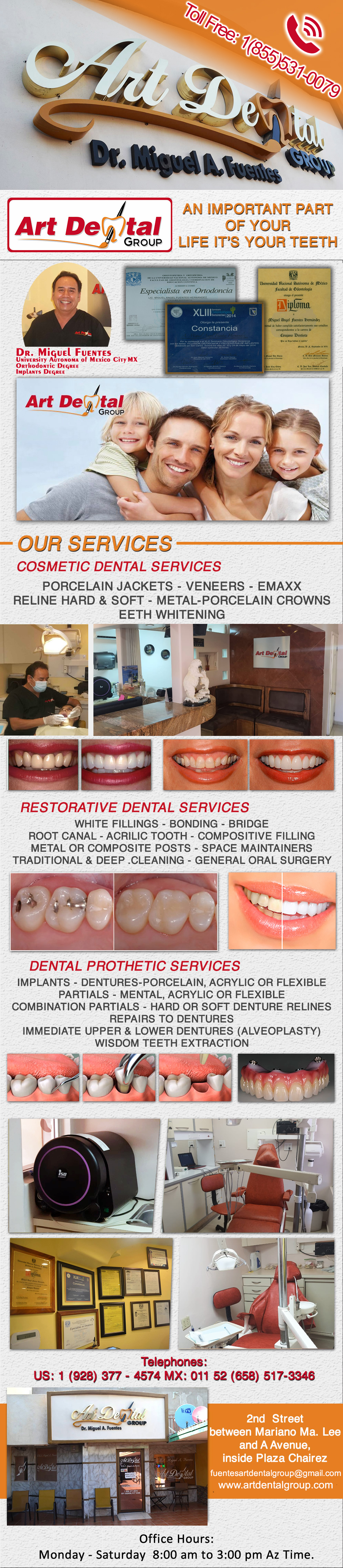 Art Dental Group Dr. Miguel A. Fuentes D.D.S. in Algodones Los