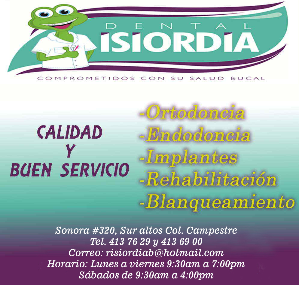 Dental Isiordia-Servicios de Ortodoncia, Endodoncia, Implantes, Rahabilitacion y Blanqueamiento                            