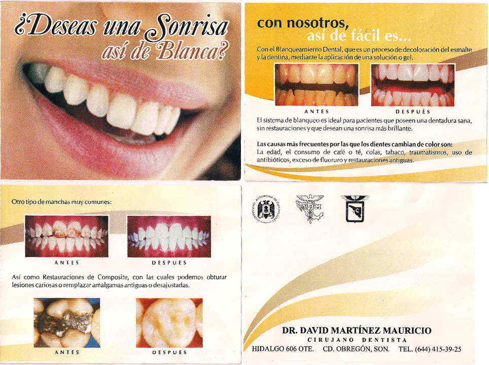 Dr. David Martínez Mauricio-Cirujano Dentista.        