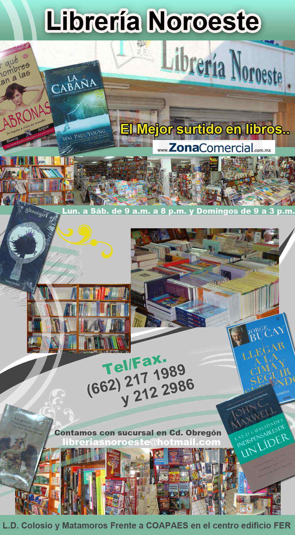 LibrerÃ­a Noroeste-El Mejor surtido en libros..