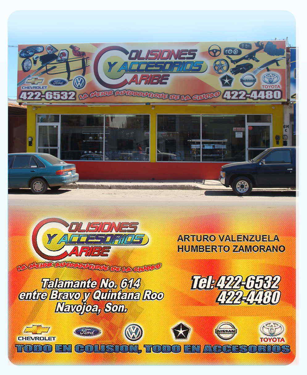 Colisiones y Accesorios Caribe-La mejor autoboutique de la ciudad..