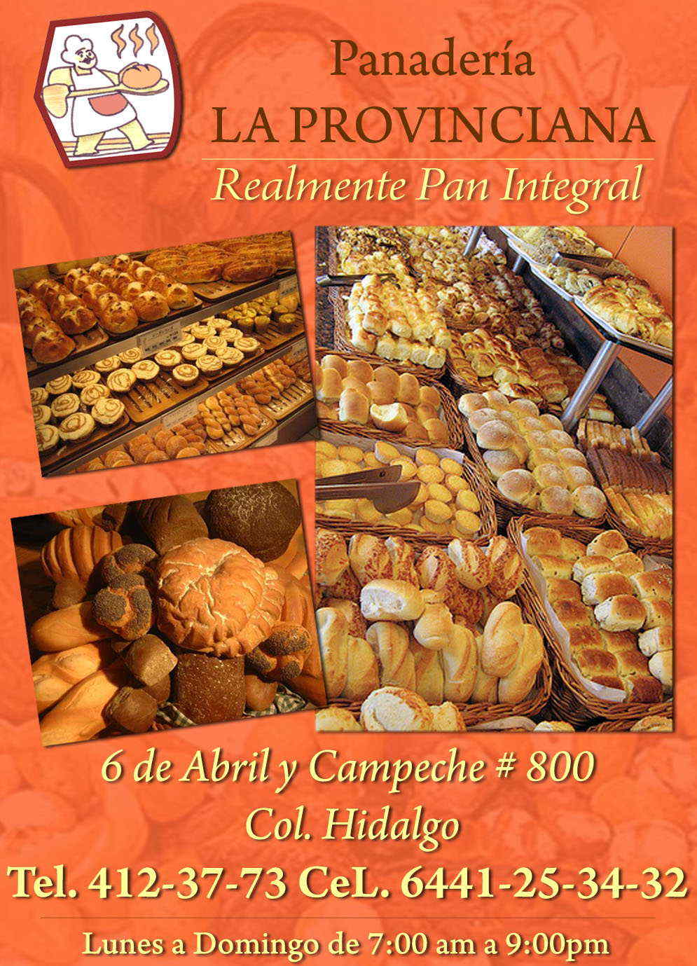 Panaderia la PROVINCIANA en Ciudad Obregón anunciado por