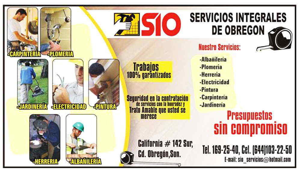 Servicios Integrales de Obregon-Servicios y Detalles para la Construccion            