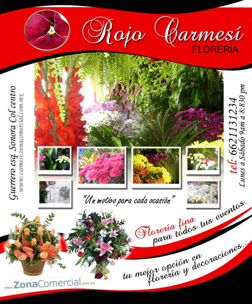 Floreria Rojo Carmesi