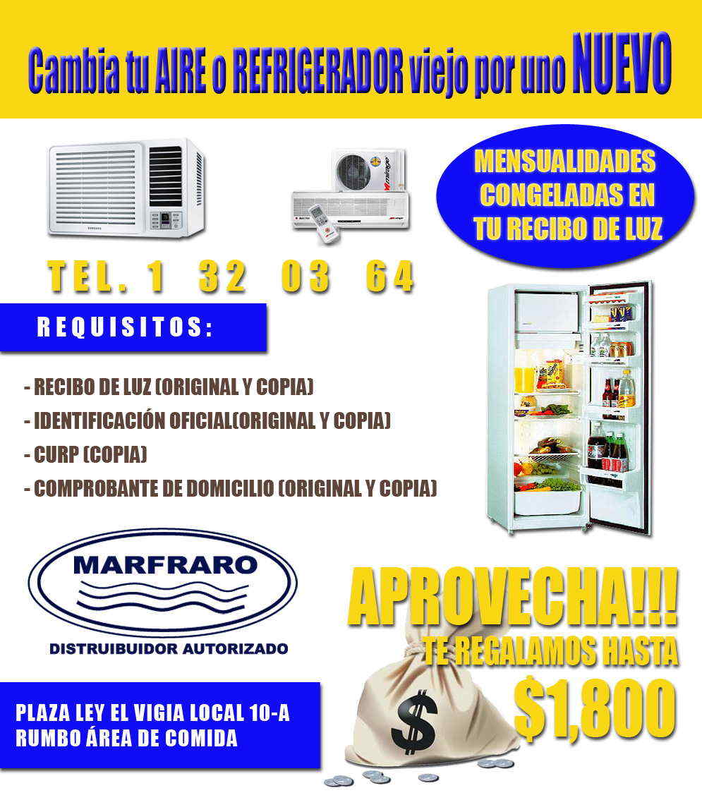 MARFRARO en Guaymas anunciado por Servicios en