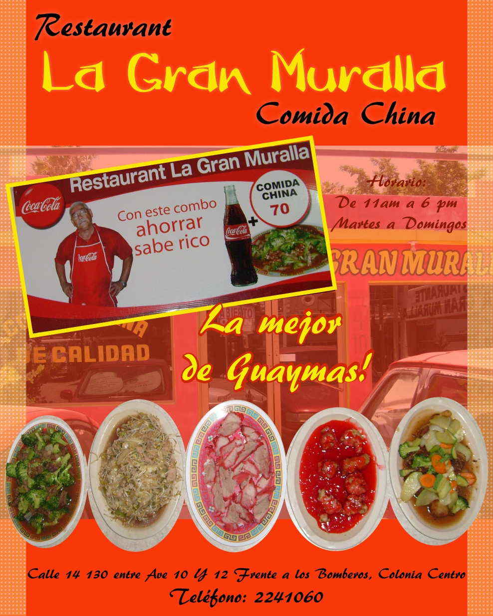 REST LA GRAN MURALLA-comida china la mejor de guaymas    