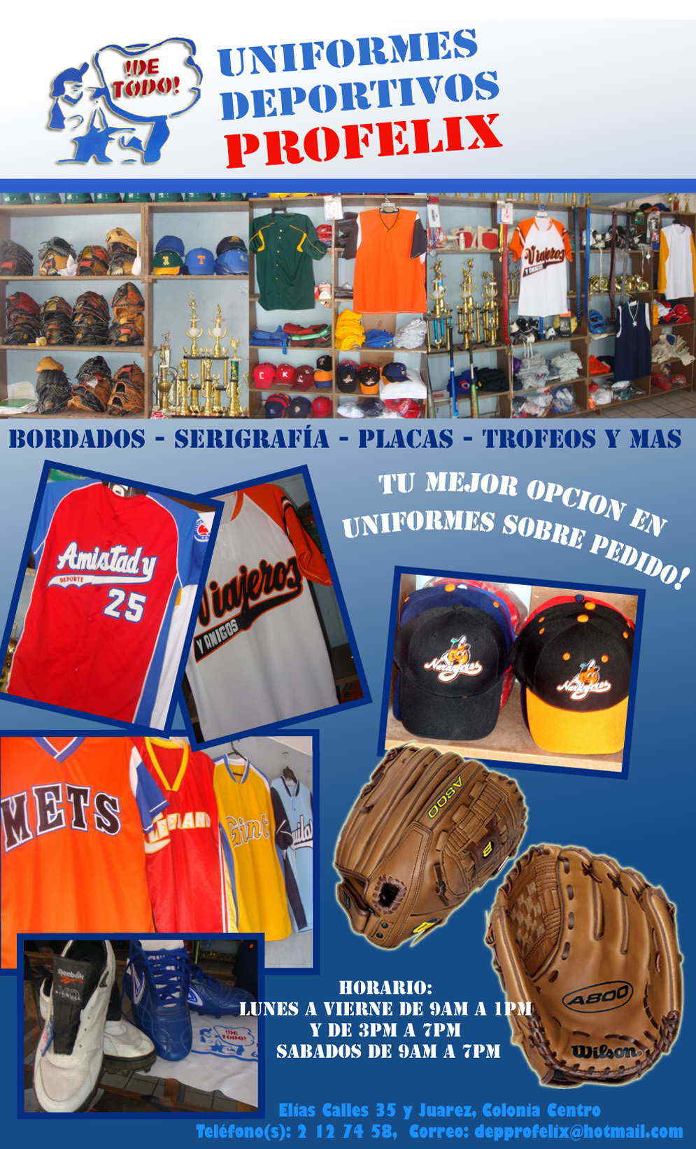 Uniformes Deportivos PROFELIX
