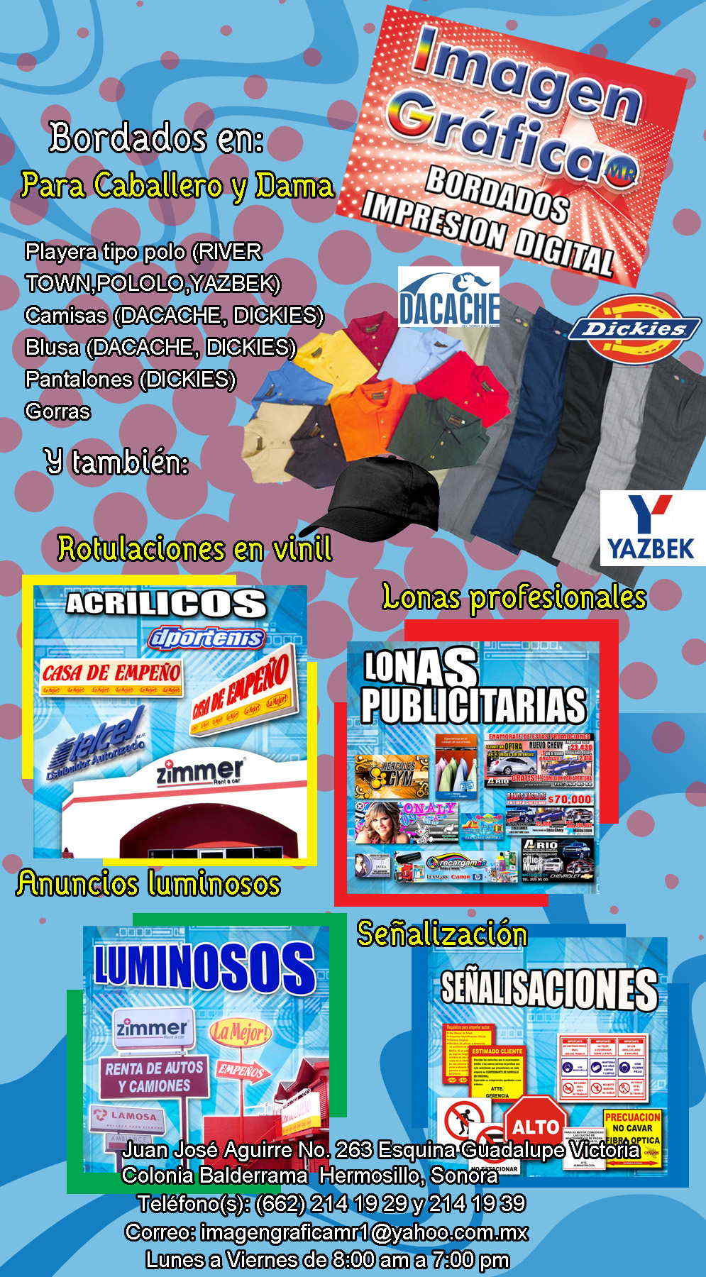 Imagen Grafica MR-Bordados y venta de uniformes