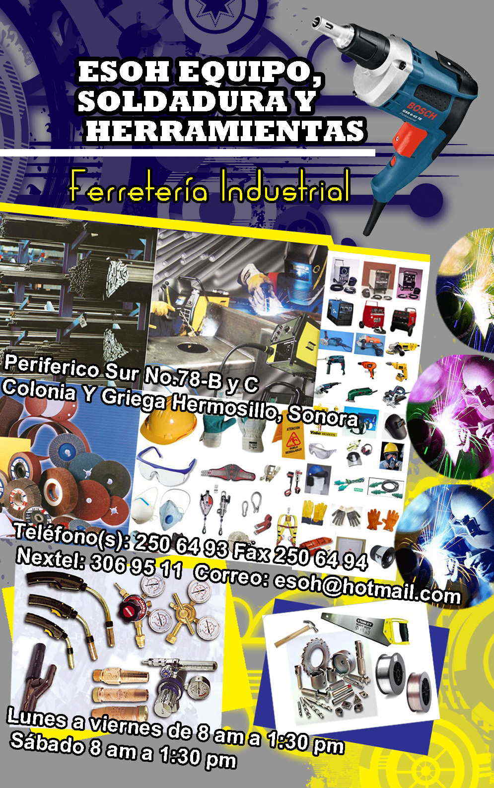 ESOH EQUIPO, SOLDADURA Y HERRAMIENTAS