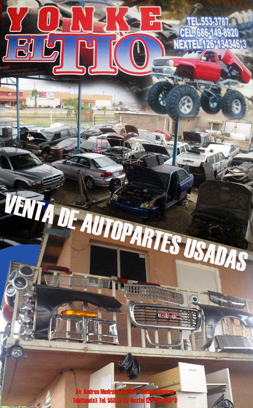 Yonke El Tio-   Venta de Autopartes usadas        