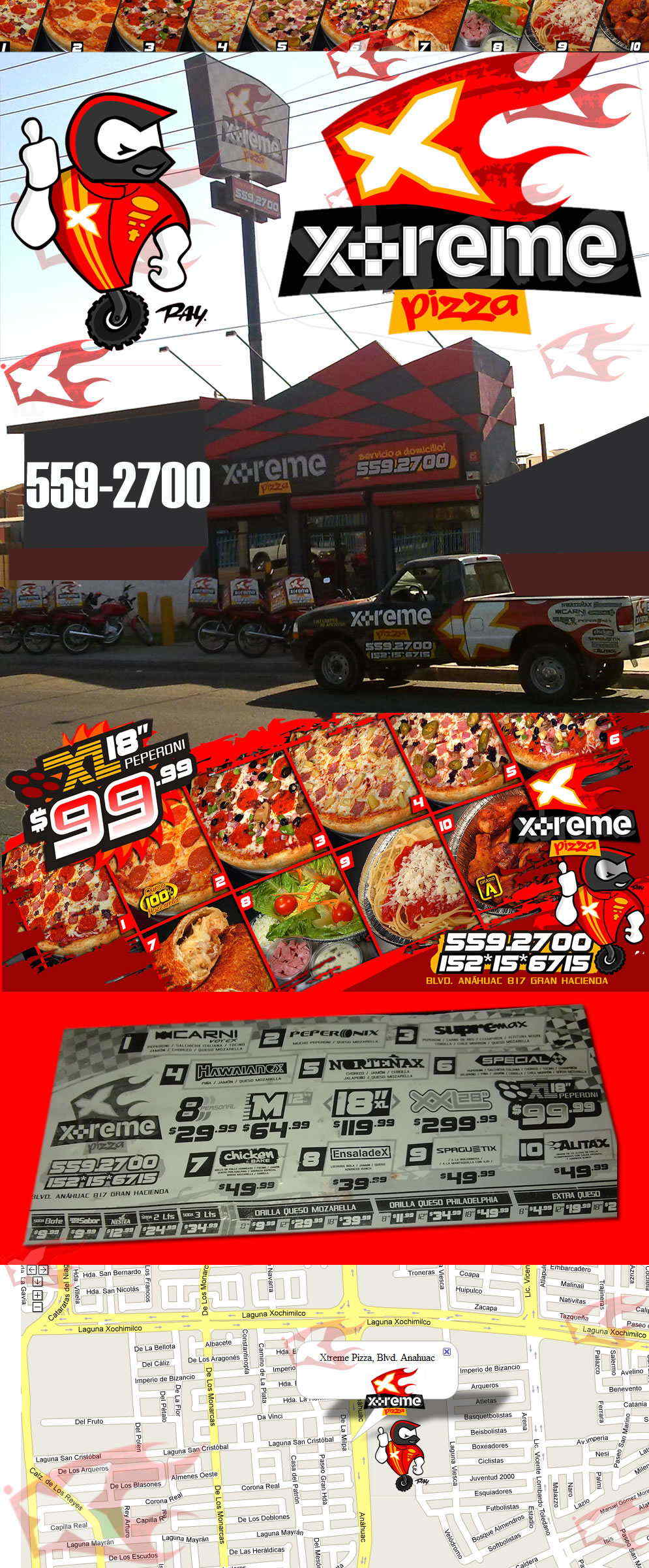 Xtreme Pizza-Queso 100% mozarella        