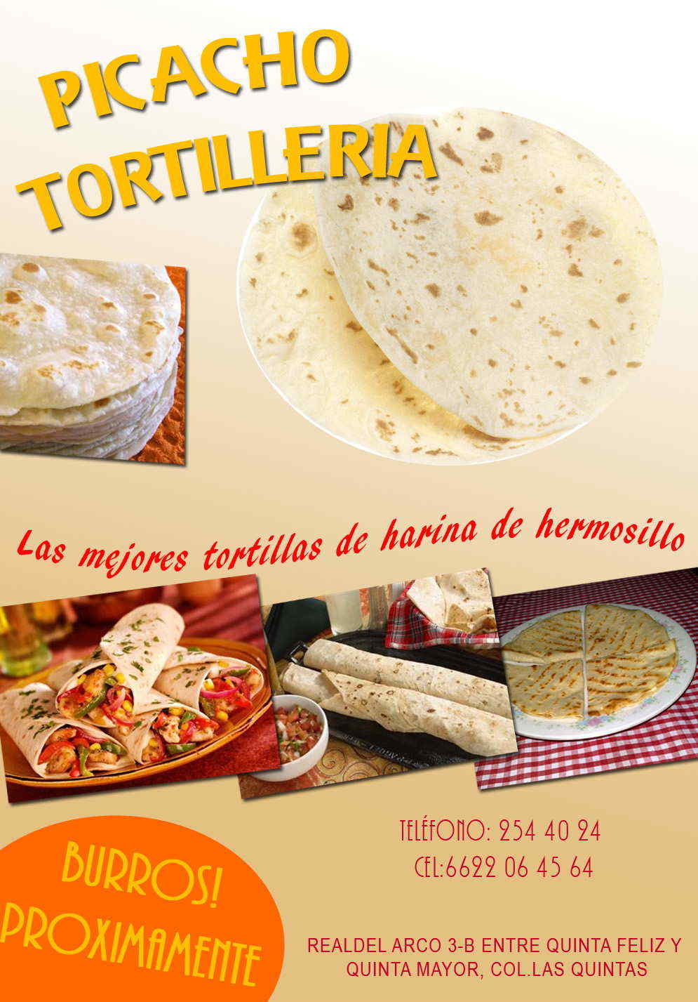 PICACHO TORTILLERIA-las mejores tortillas de harina de hermosillo.  pruebalas ven y llevate tus tortillas .