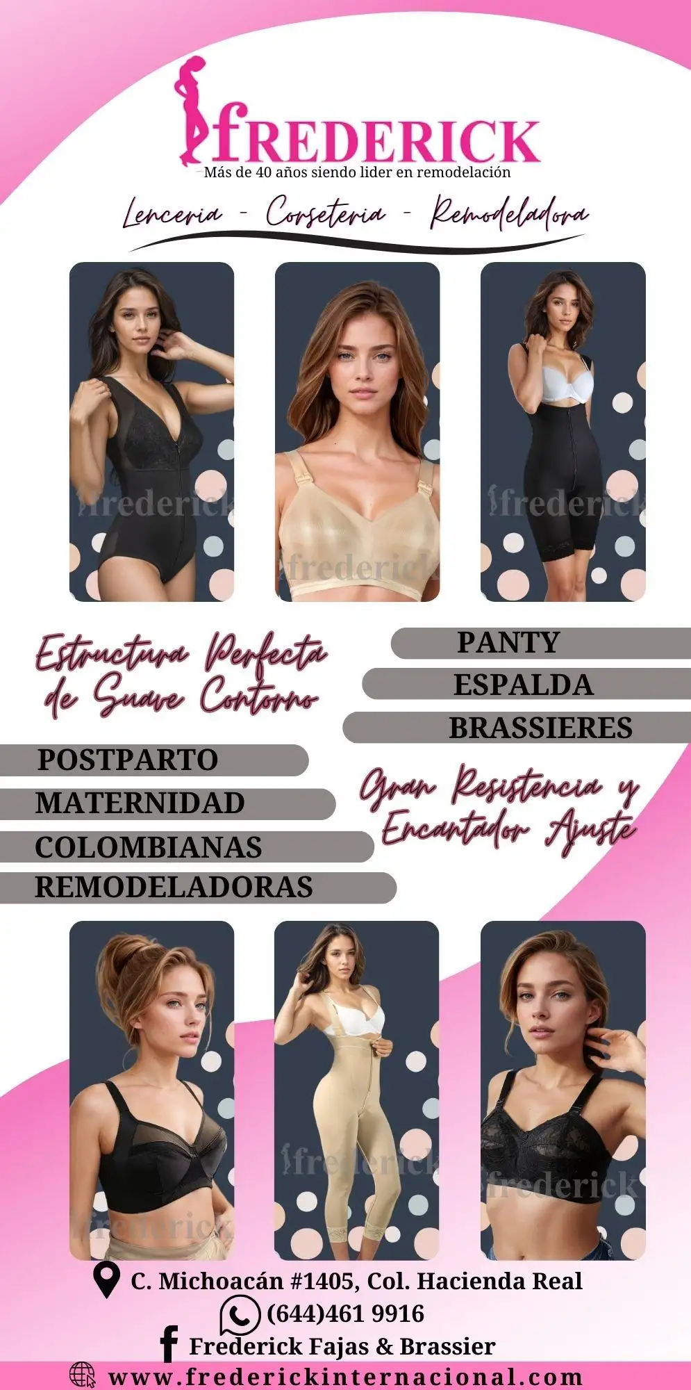 Frederick Internacional Fajas y Brassier