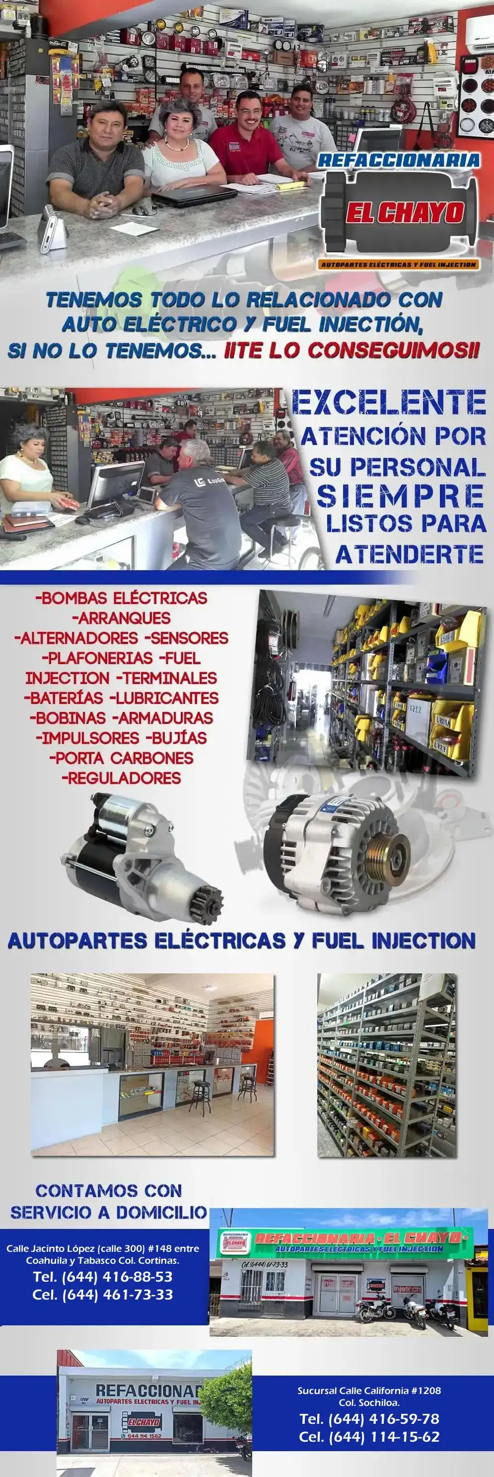 Refaccionaria El Chayo 
