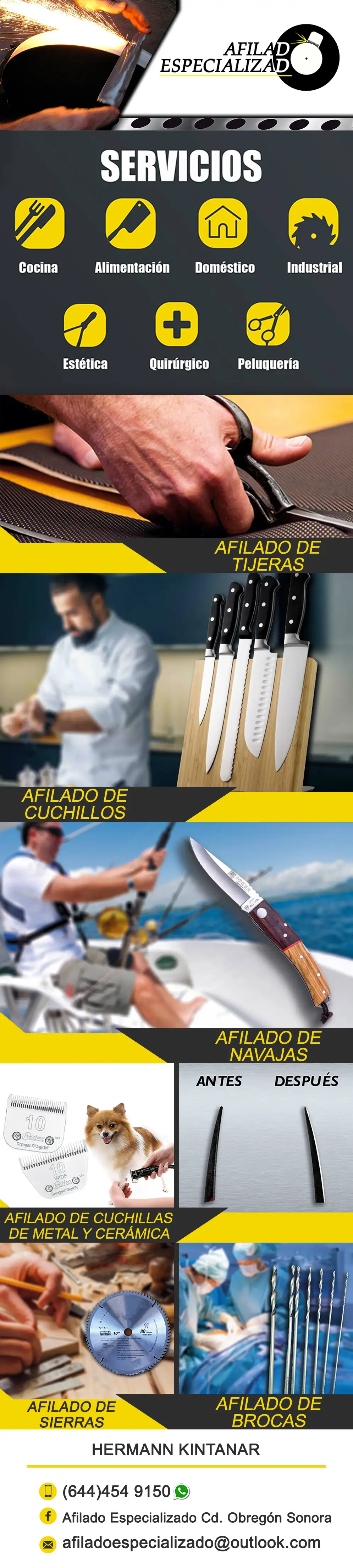 AFILADO ESPECIALIZADO