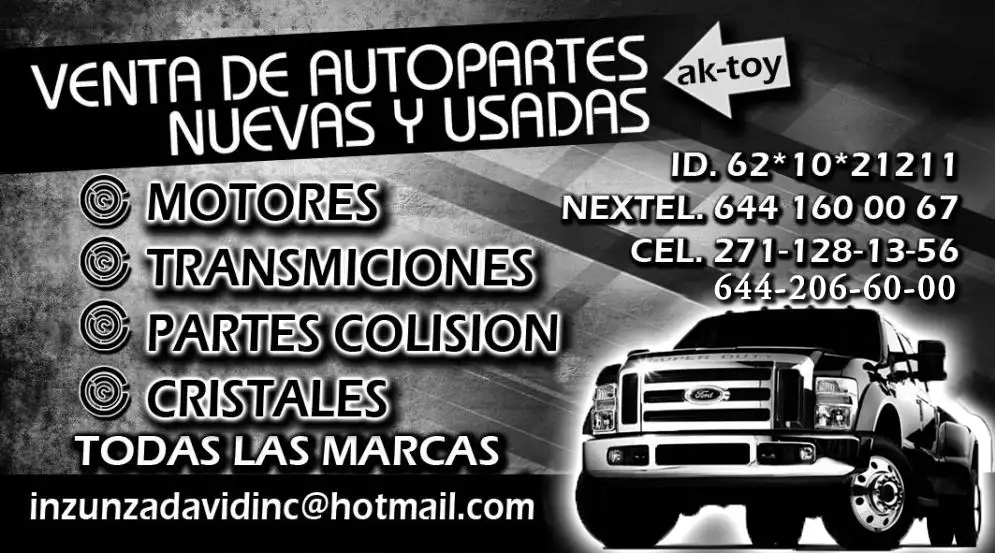 Autopartes Inzunza