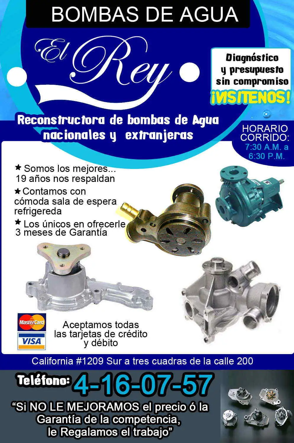 Bombas de Agua El Rey