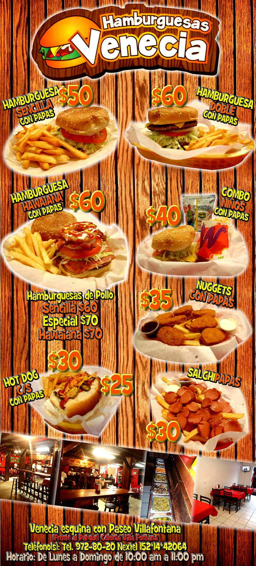 Hamburguesas Venecia