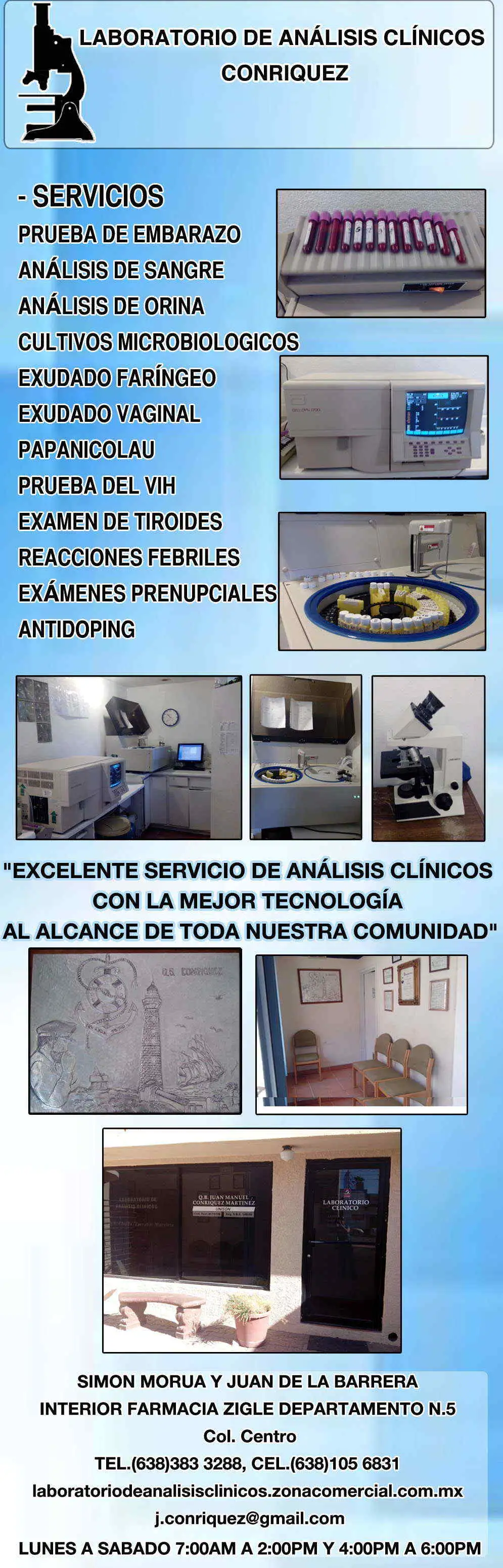 LABORATORIO DE ANALISIS CLINICOS CONRIQUEZ