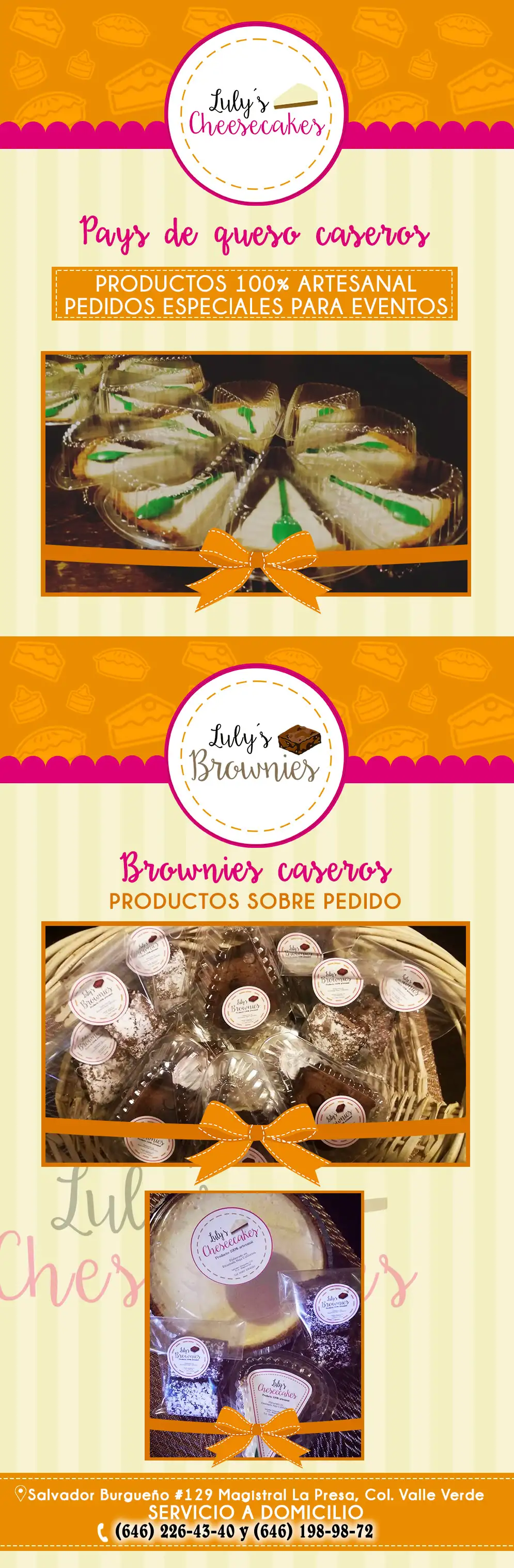 Lulys Pays de Queso y Brownies
