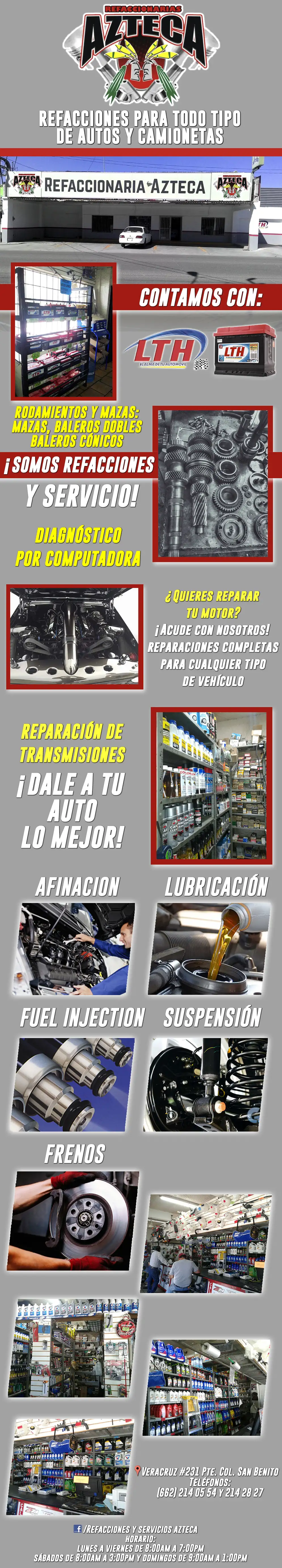 Refaccionaria AZTECA Matriz 