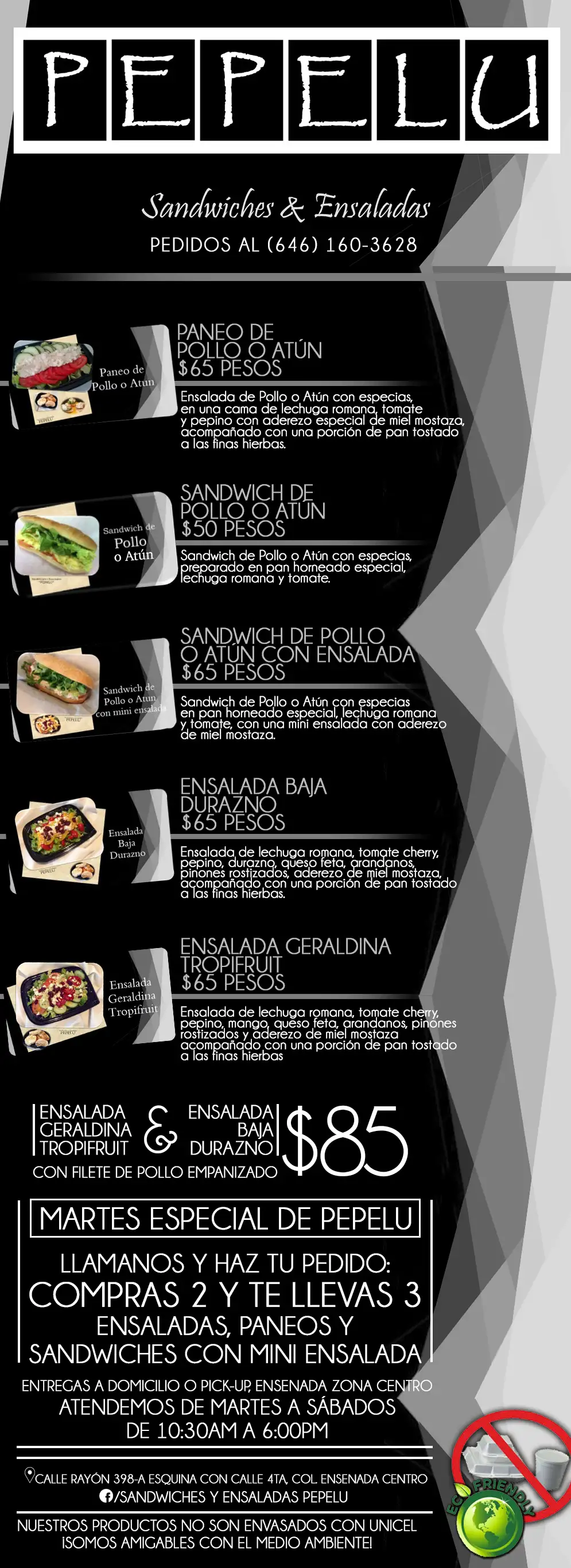 Sandwiches y Ensaladas Pepelu