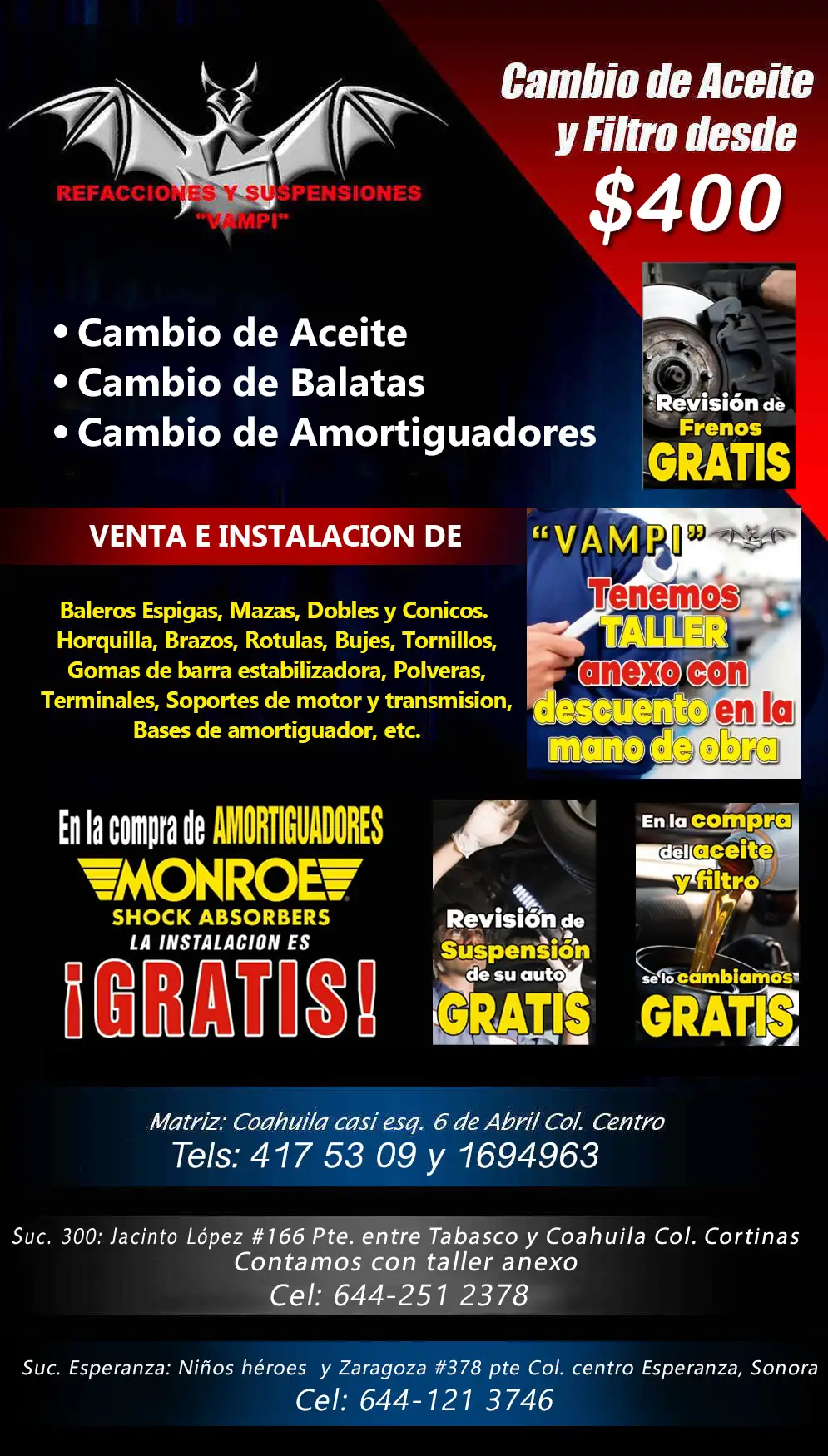 Suspensiones VAMPI