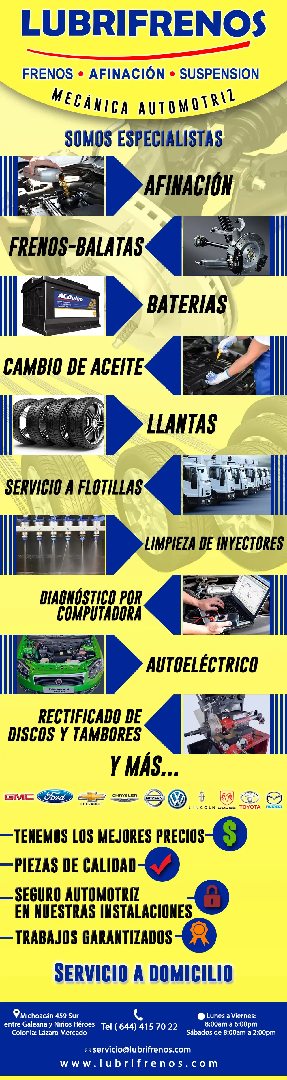 TALLER LUBRIFRENOS